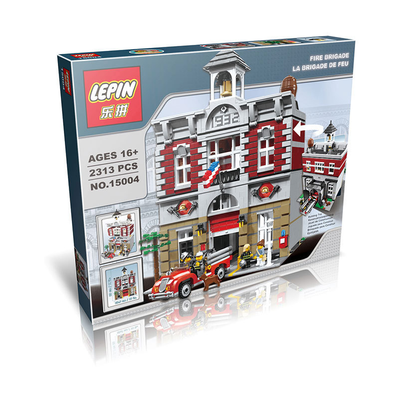 Creator Fire Brigade Lego 10197 Lepin 15004 Alibricks