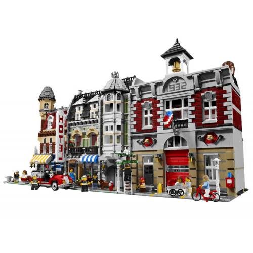 Creator Fire Brigade Lego 10197 Lepin 15004 Alibricks