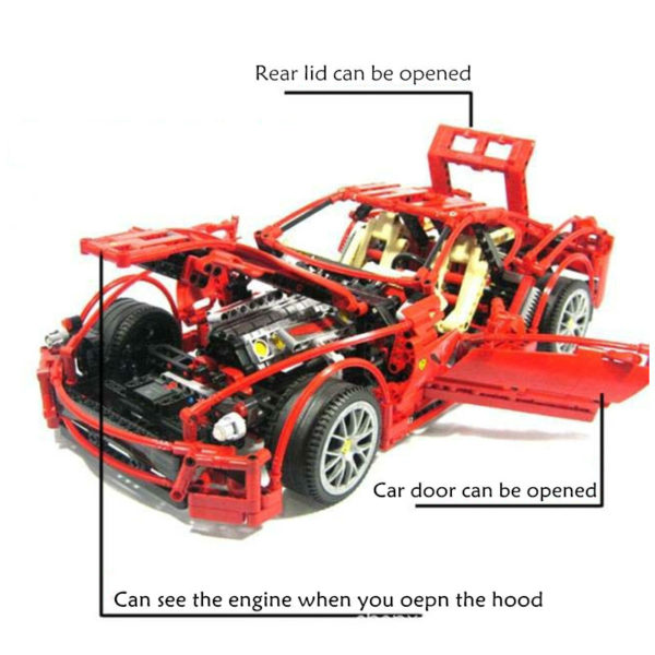 Technic Ferrari 599 Gtb Fiorano Lego 8145 Decool 3333