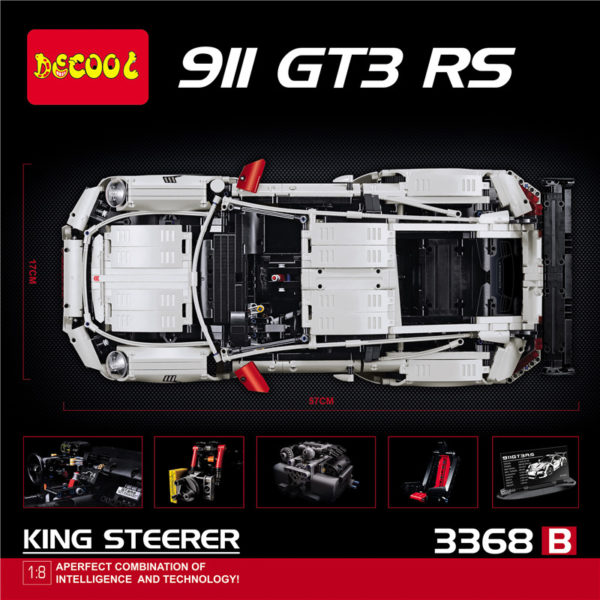 Technic Porsche 911 Gt3 Rs Lego 42056 Decool 3368