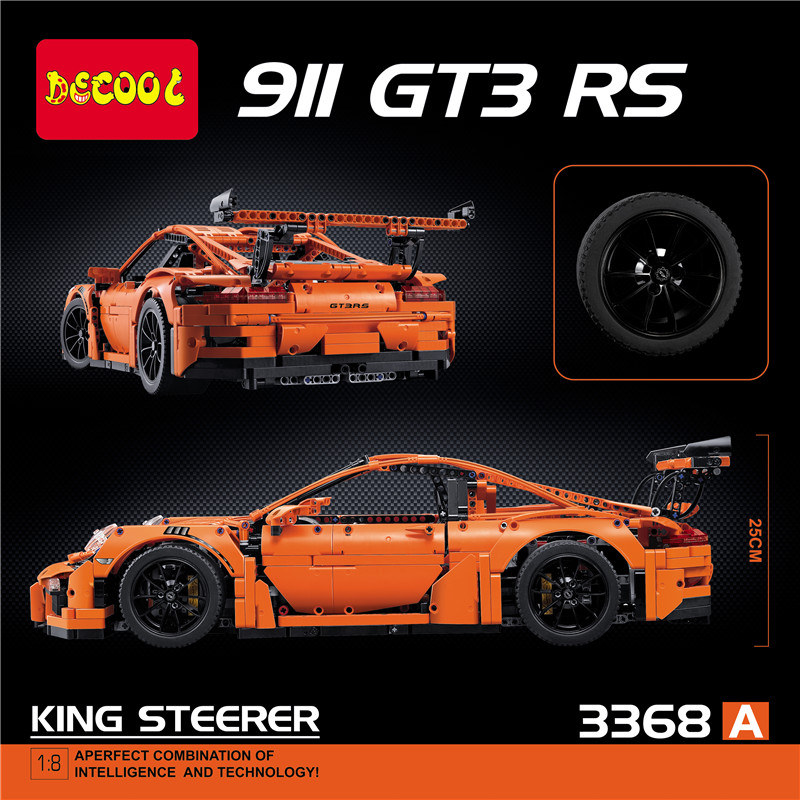 Technic Porsche 911 Gt3 Rs Lego 42056 Decool 3368